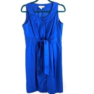 𝅺lucy & Laurel Bright Blue Cotton Sleeveless Dress 8